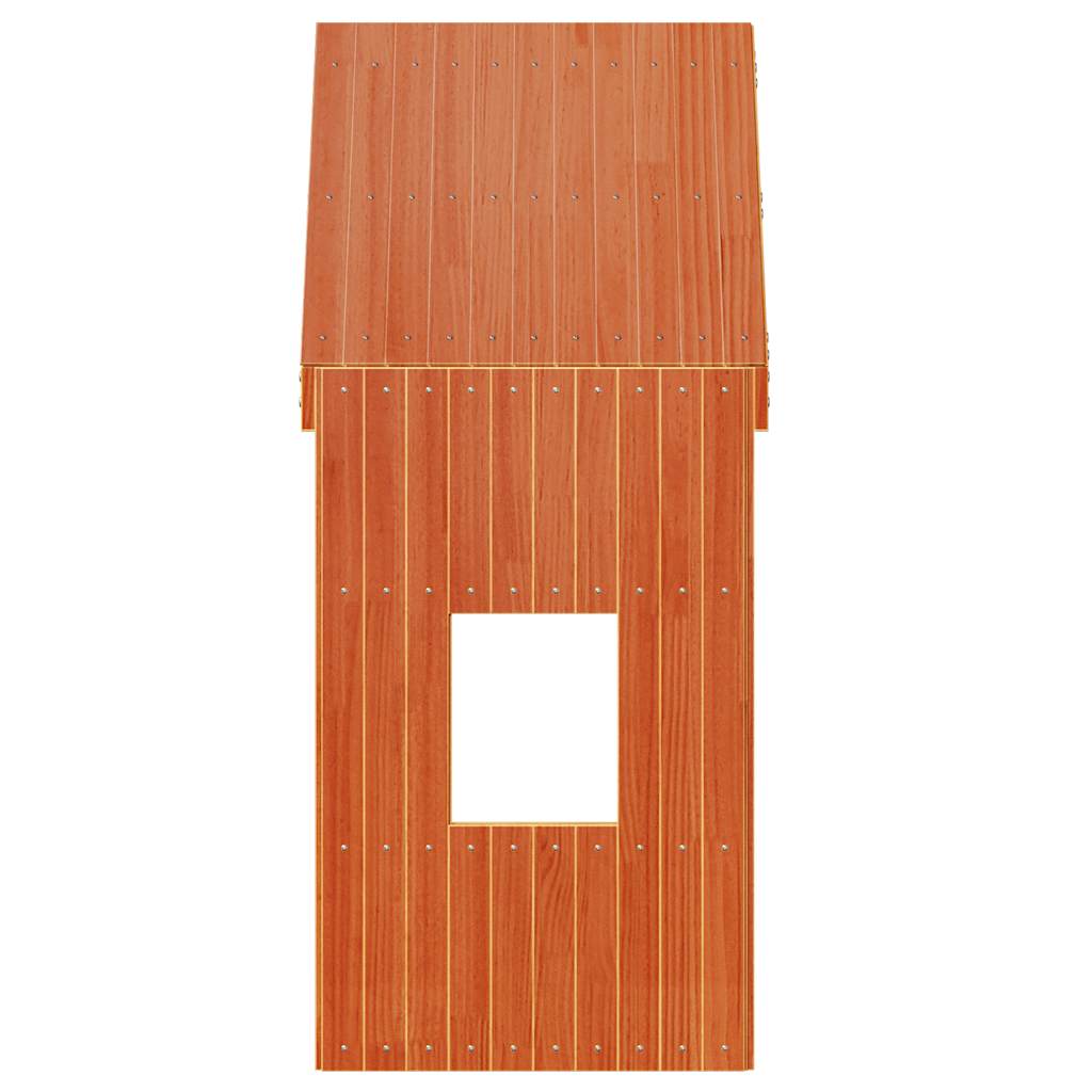 Techo De Cama Infantil Madera Maciza Pino Marrón 60x99x139,5 Cm_3