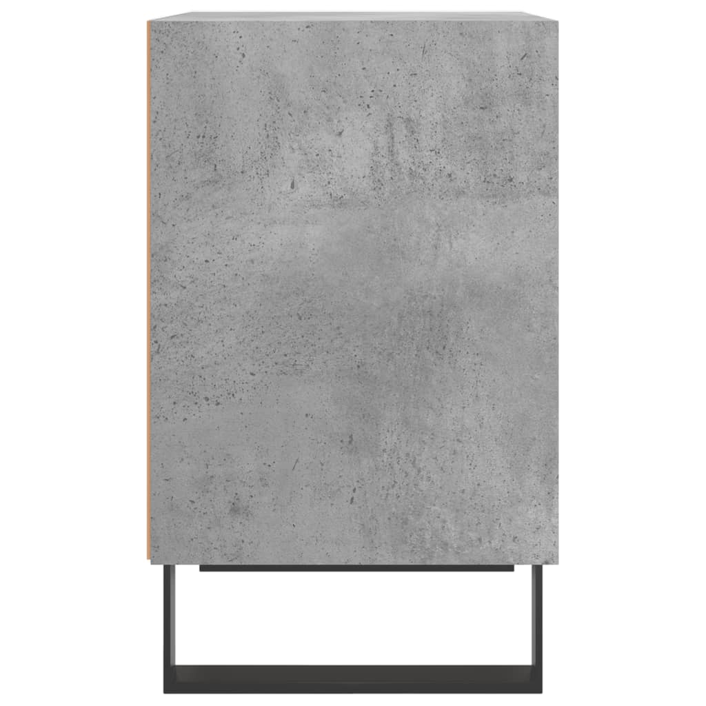 Mesitas De Noche 2 Uds Madera Gris Hormigón 40x30x50 Cm_4
