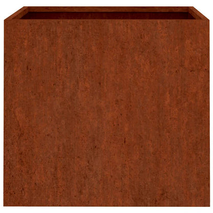 Jardinera De Acero Corten 32x30x29 Cm_4