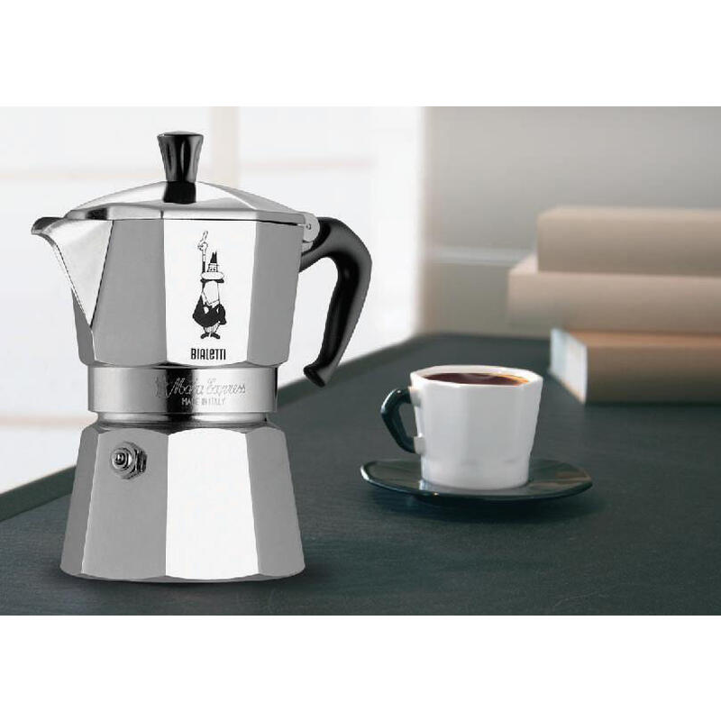 Cafetera Italiana Bialetti Moka Express 0,23 L Aluminio_2