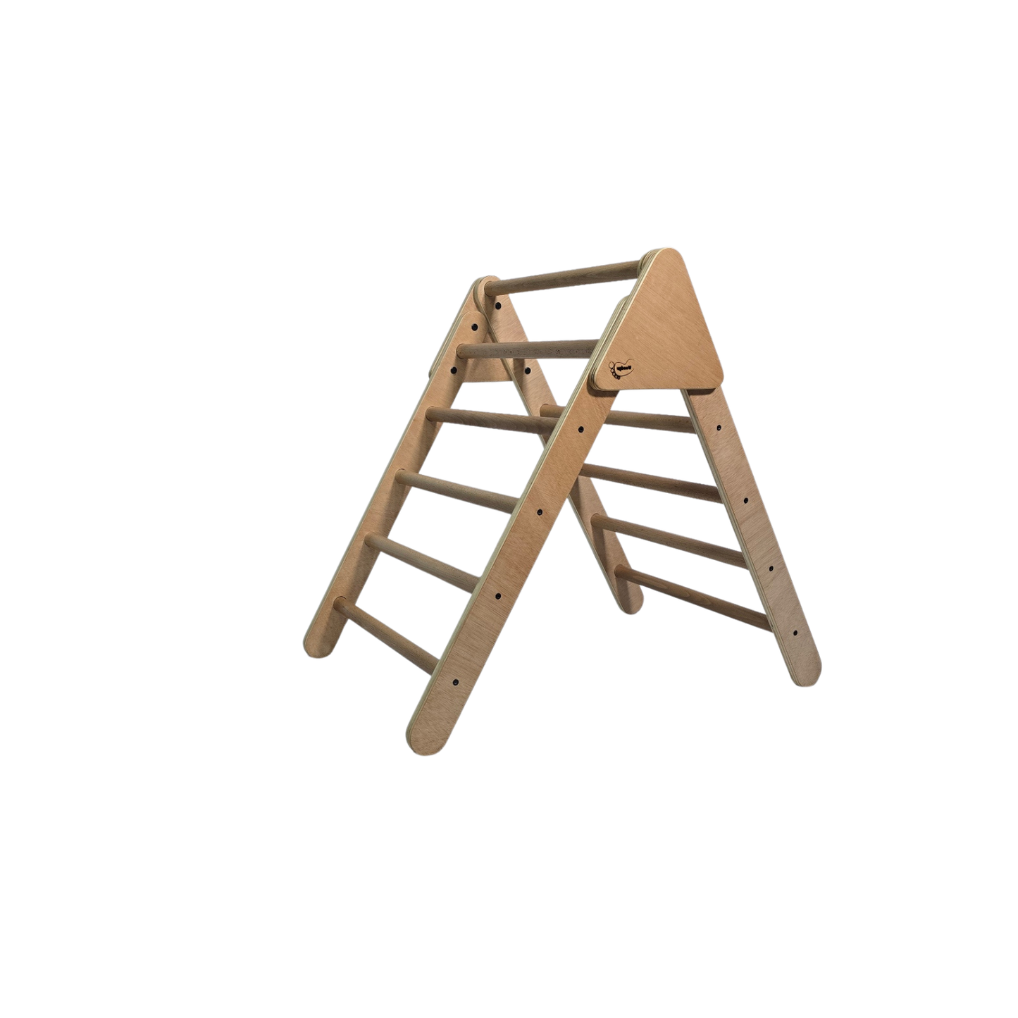 Triángulo Pikler + Rampa de escalada. Talla grande. Encerado ecológico_2