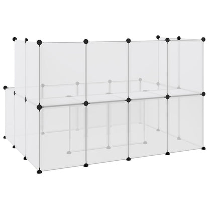 Vidaxl Jaula De Animales Pequeños Transparente Pp Y Acero 143x107x93cm_4