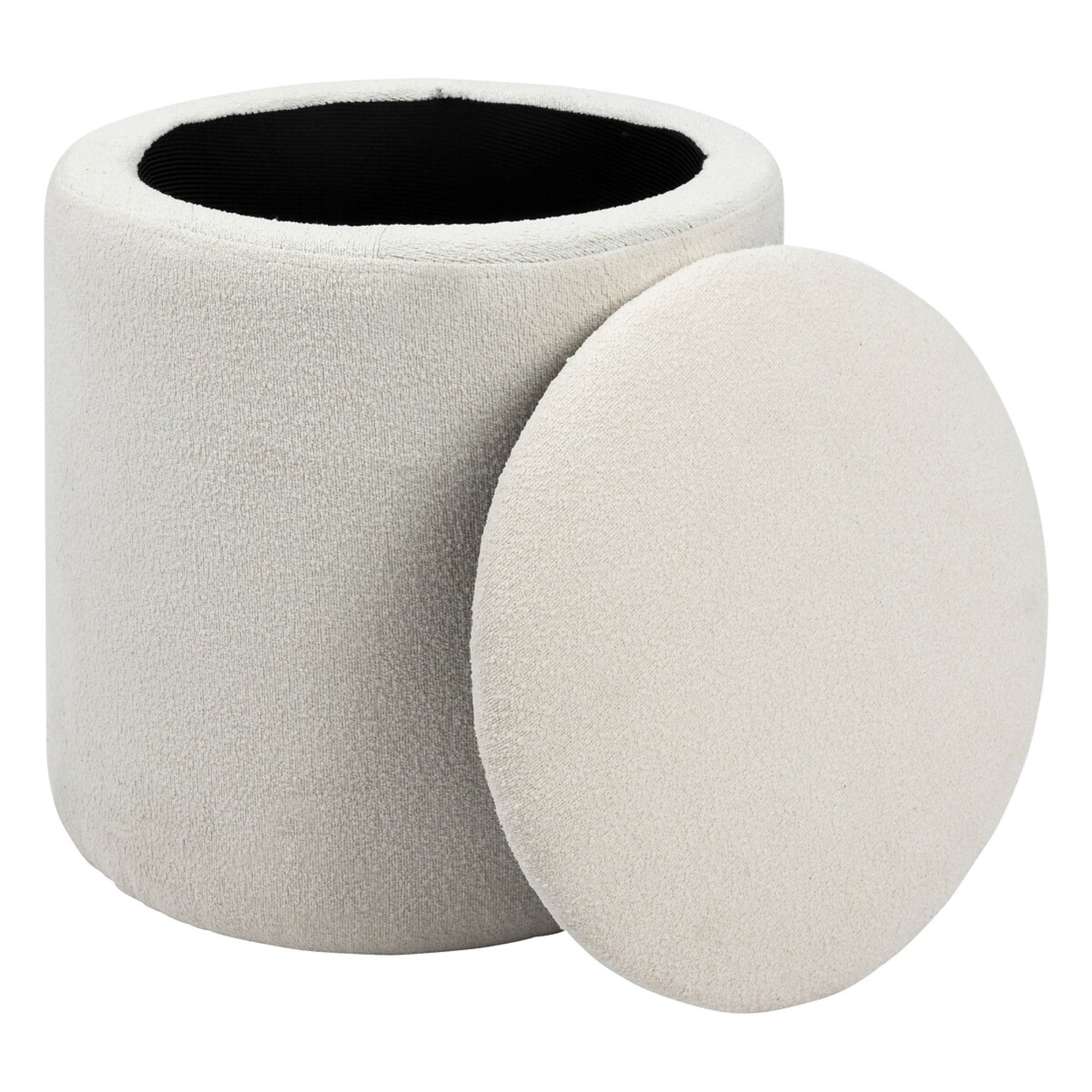 Puff Baúl Rizado Blanco Kaydi_1