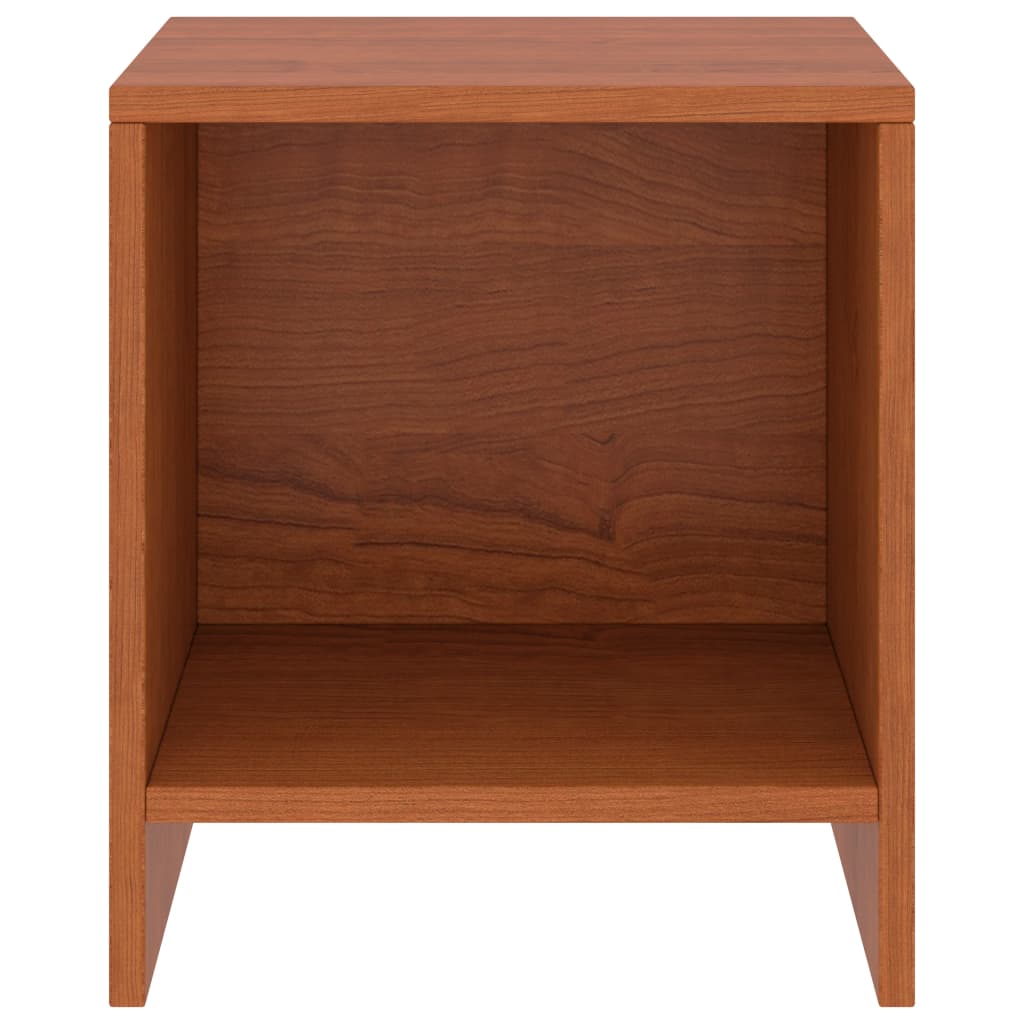 Mesitas De Noche 2 Uds Madera De Pino Marrón Miel 35x30x40 Cm_1