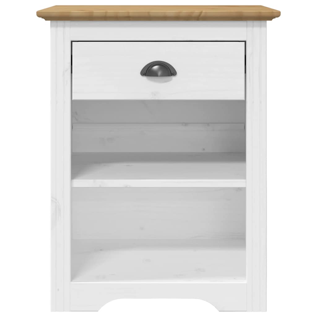Mesita De Noche Bodo Madera Maciza De Pino Marrón 53x38,5x67 Cm_1