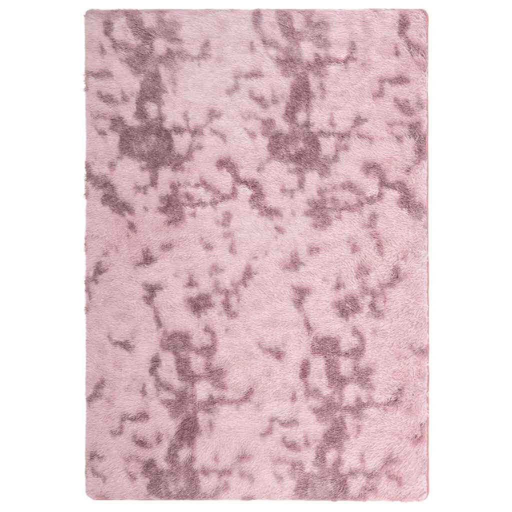 Vidaxl Alfombra De Pelo Largo Navarra Rosa Polvoriento 120x170 Cm_0
