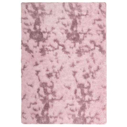Vidaxl Alfombra De Pelo Largo Navarra Rosa Polvoriento 120x170 Cm_0