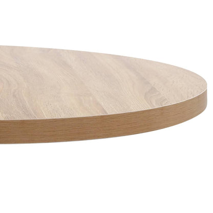 Mesa De Bistró Mdf Marrón Claro 80 Cm_2