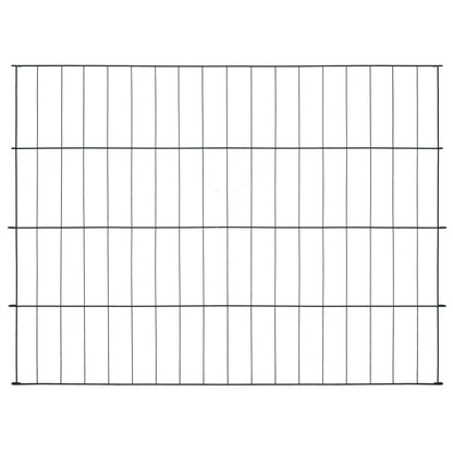Set De Valla De Jardín Arqueada Verde 115x79 Cm / Vetonek_5