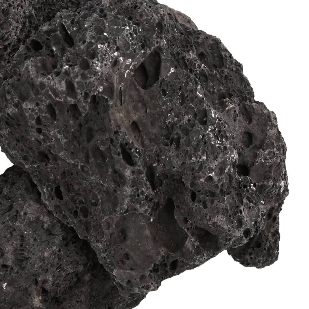 Vidaxl Rocas Volcánicas Negras 25 Kg 10-30 Cm_4