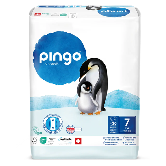 Pañales T7 XXL (+15kg) Pingo 30 Uds