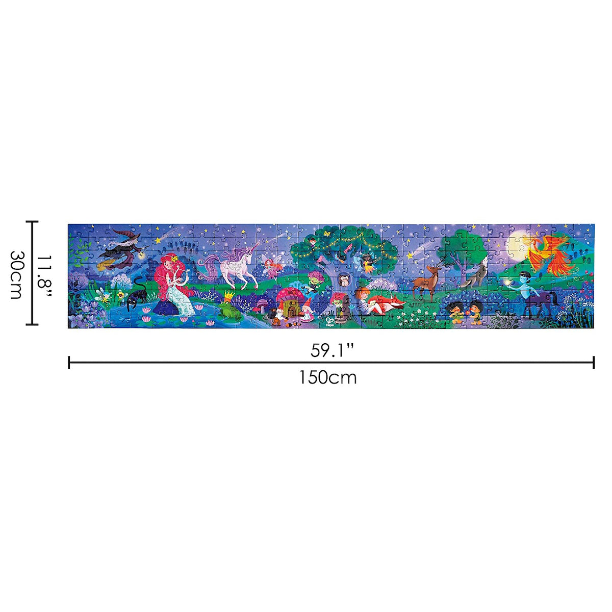 Puzzle Fluorescente 200pzas Magic Forest Hape_1