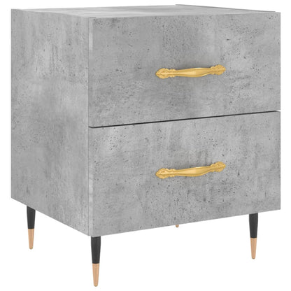 Mesita Noche 2 Uds Madera Ingeniería Gris Hormigón 40x35x47,5cm_3