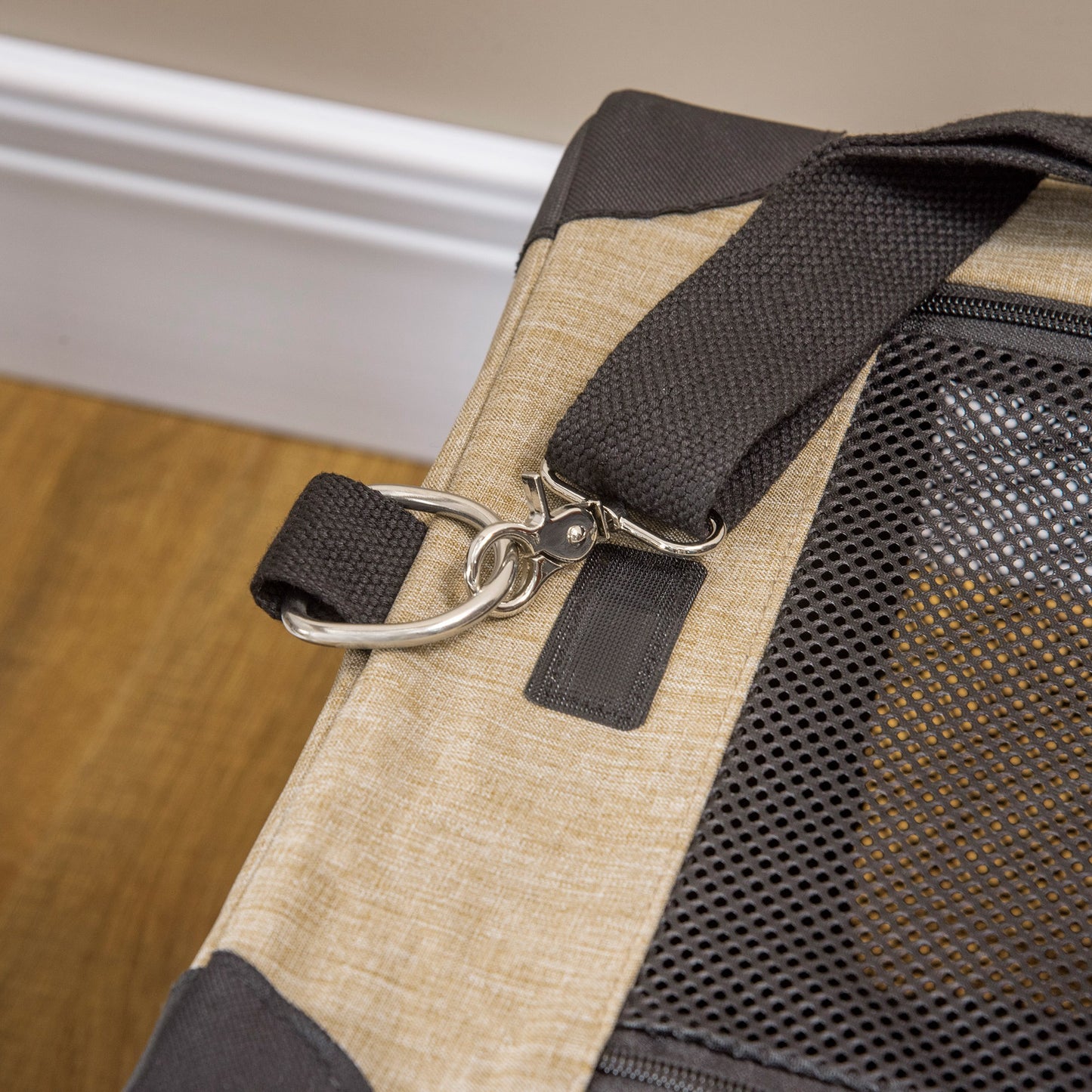 Pawhut Transportín Mochila Para Gatos Perros Plegable Con Cojín 48,5x33,5x33cm_3