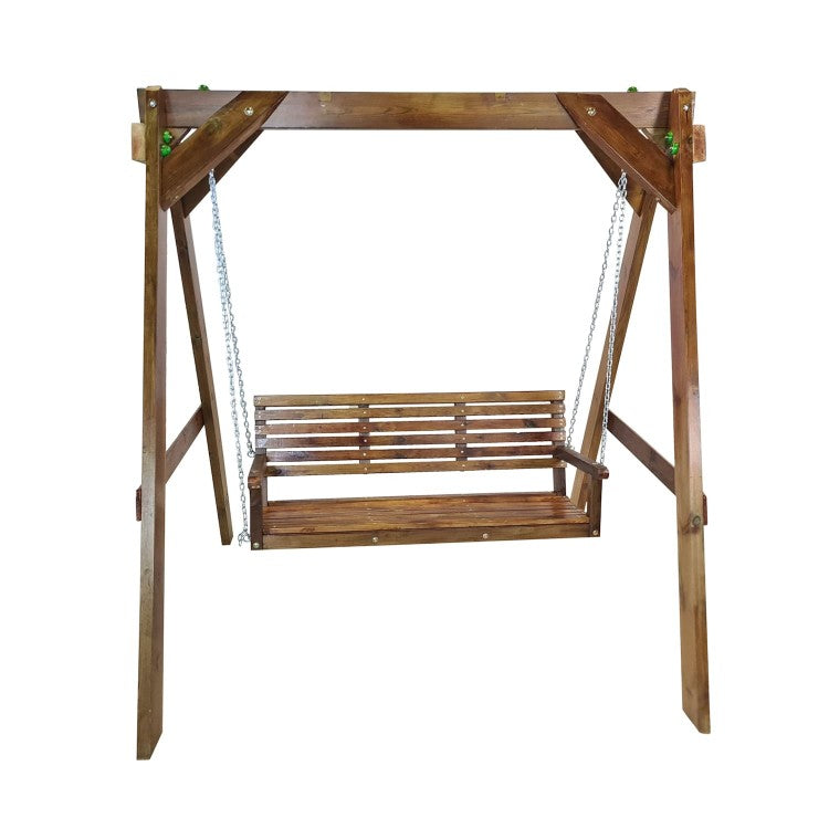 Balancin De Jardin Masgames Elna L Sin Cojin En El Banco._0