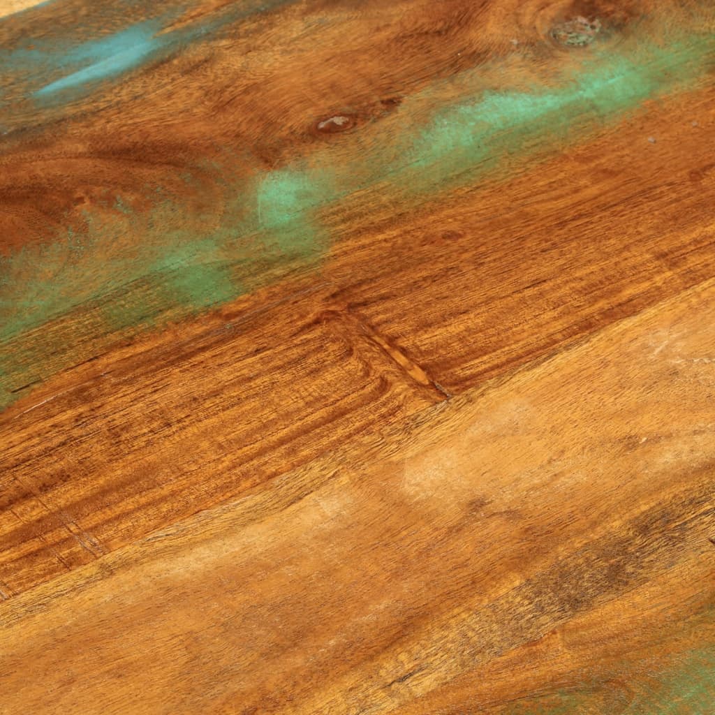 Mesa De Centro Madera Maciza Reciclada 100x55x45 Cm_4