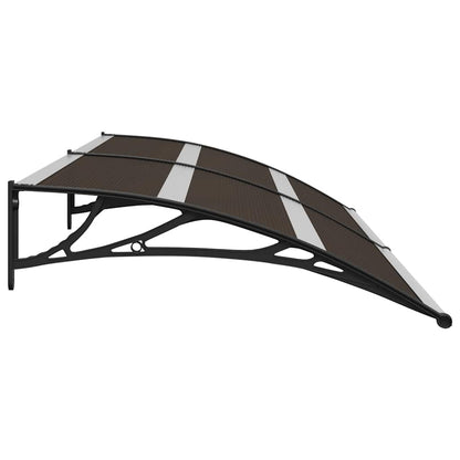 Marquesina De Puerta Pc Negro 240x75 Cm_4