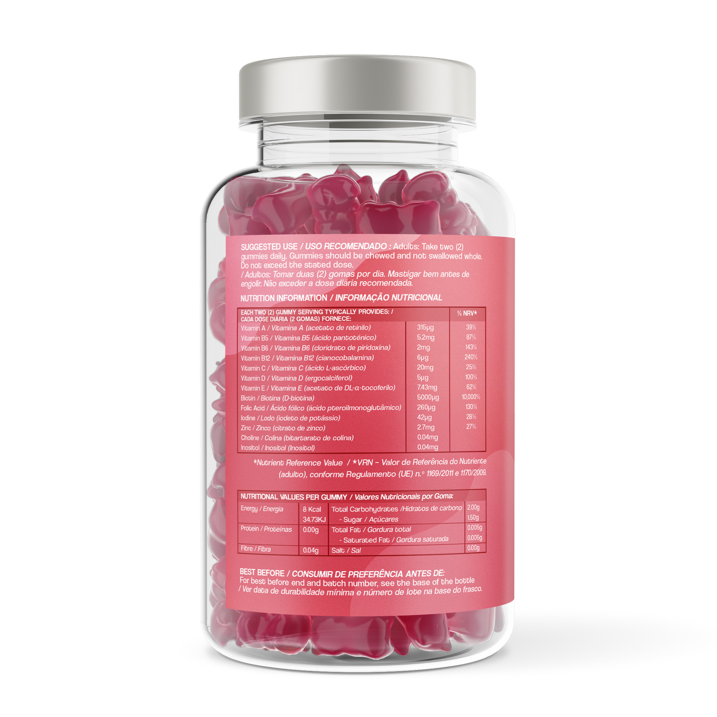 Gominolas Para Pelo Piel Y Uñas - 60 Unidades_1