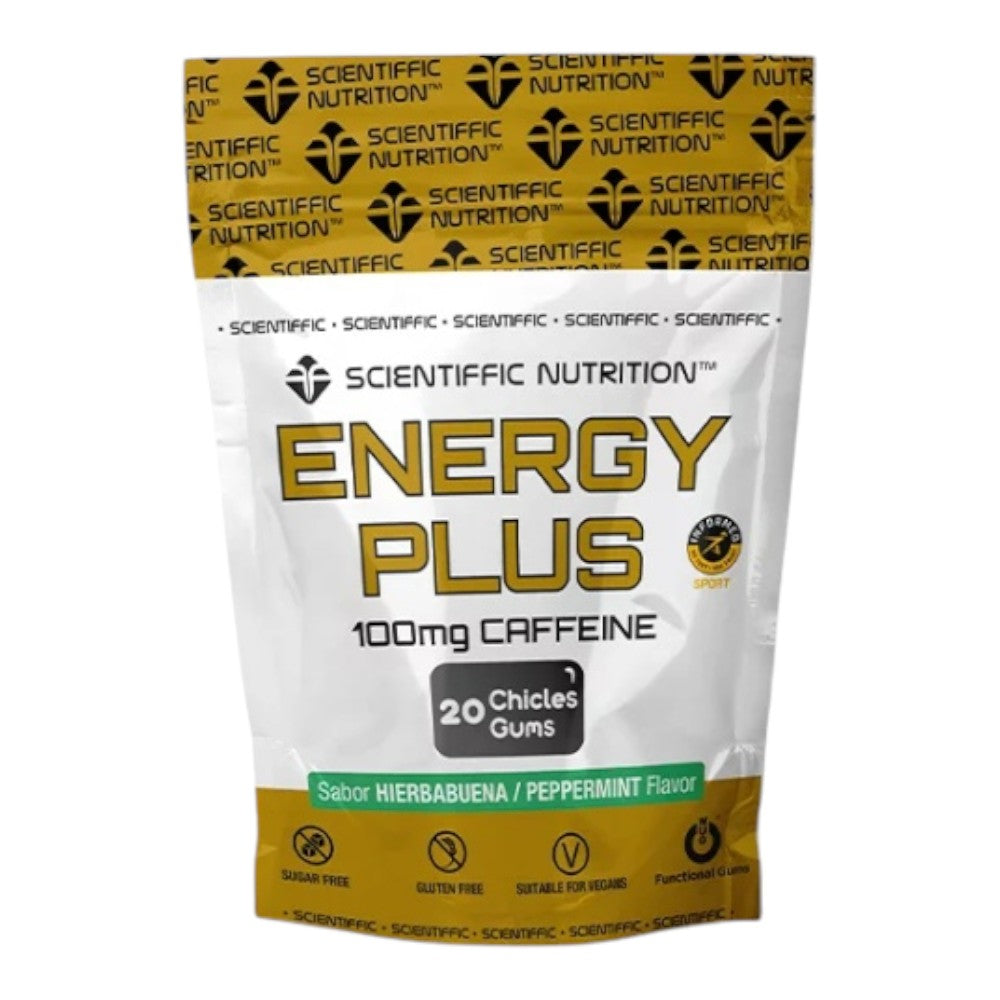 Chicles Energy Plus 100 Mg Cafeína 20 Unidades_0