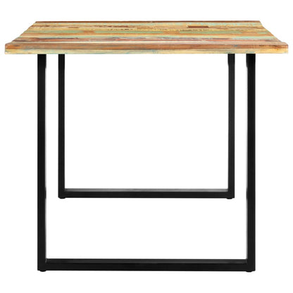 Mesa De Comedor De Madera Maciza Reciclada 180x90x76 Cm_1