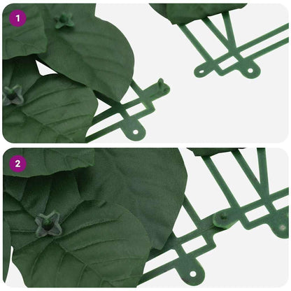 Vidaxl Toldo Para Balcón Con Hojas Verde Oscuro 600x75 Cm_4