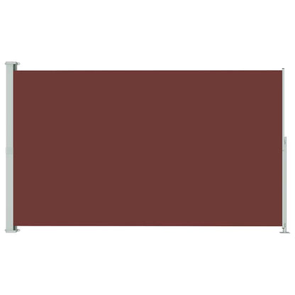 Vidaxl Toldo Lateral Retráctil De Jardín Marrón 180x300 Cm_0