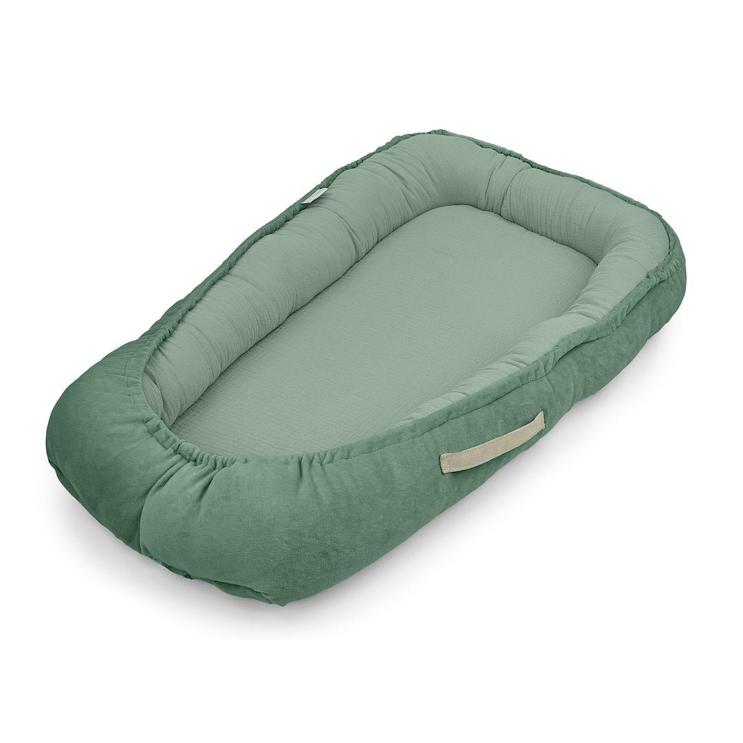 Cuna Nido Colecho Bebe Muselina Salvia