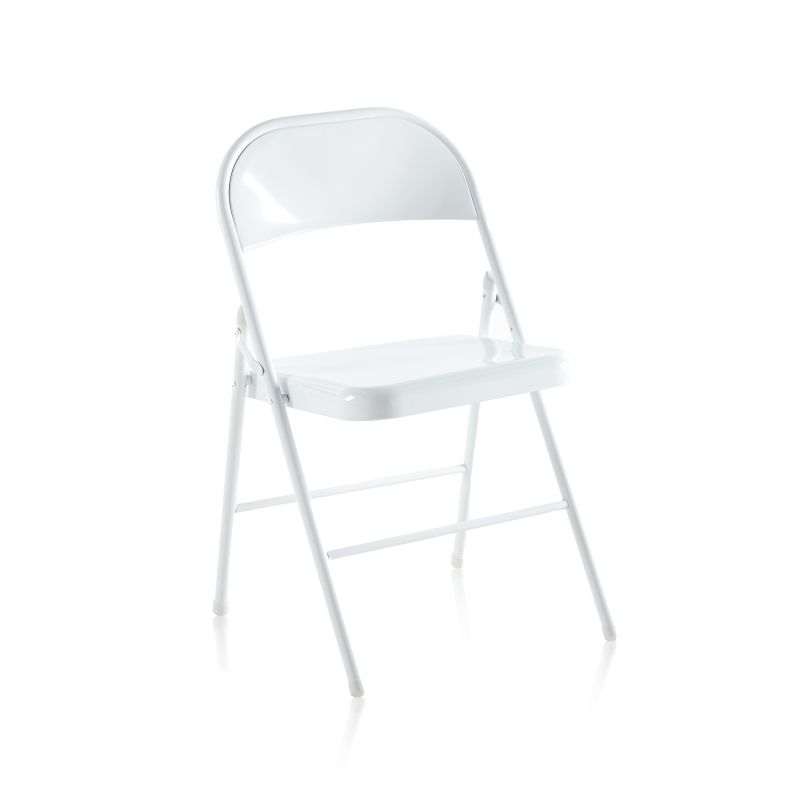 Pack 6 Sillas Plegables Six Metal, Blanco, 46cm X 87 X 46_2