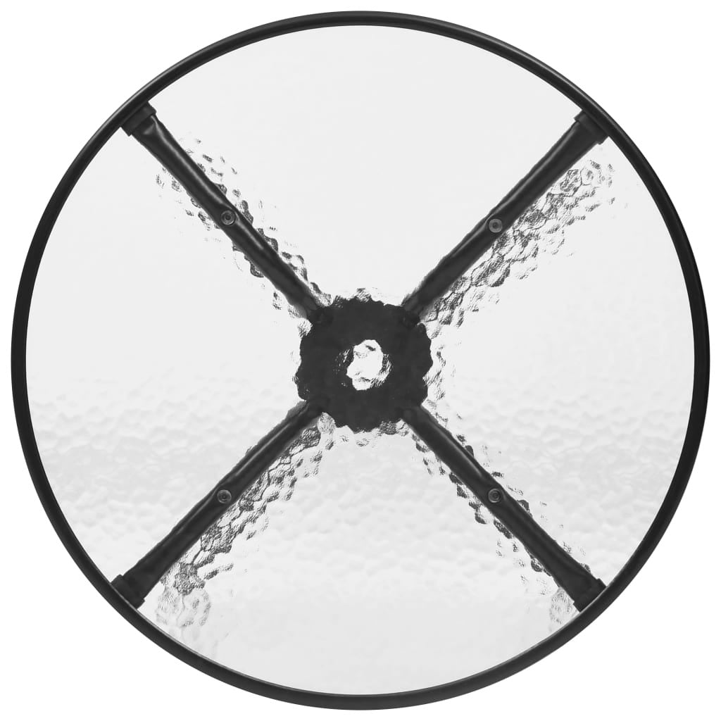 Vidaxl Juego De Comedor De Jardín De 3 Piezas Negro_3