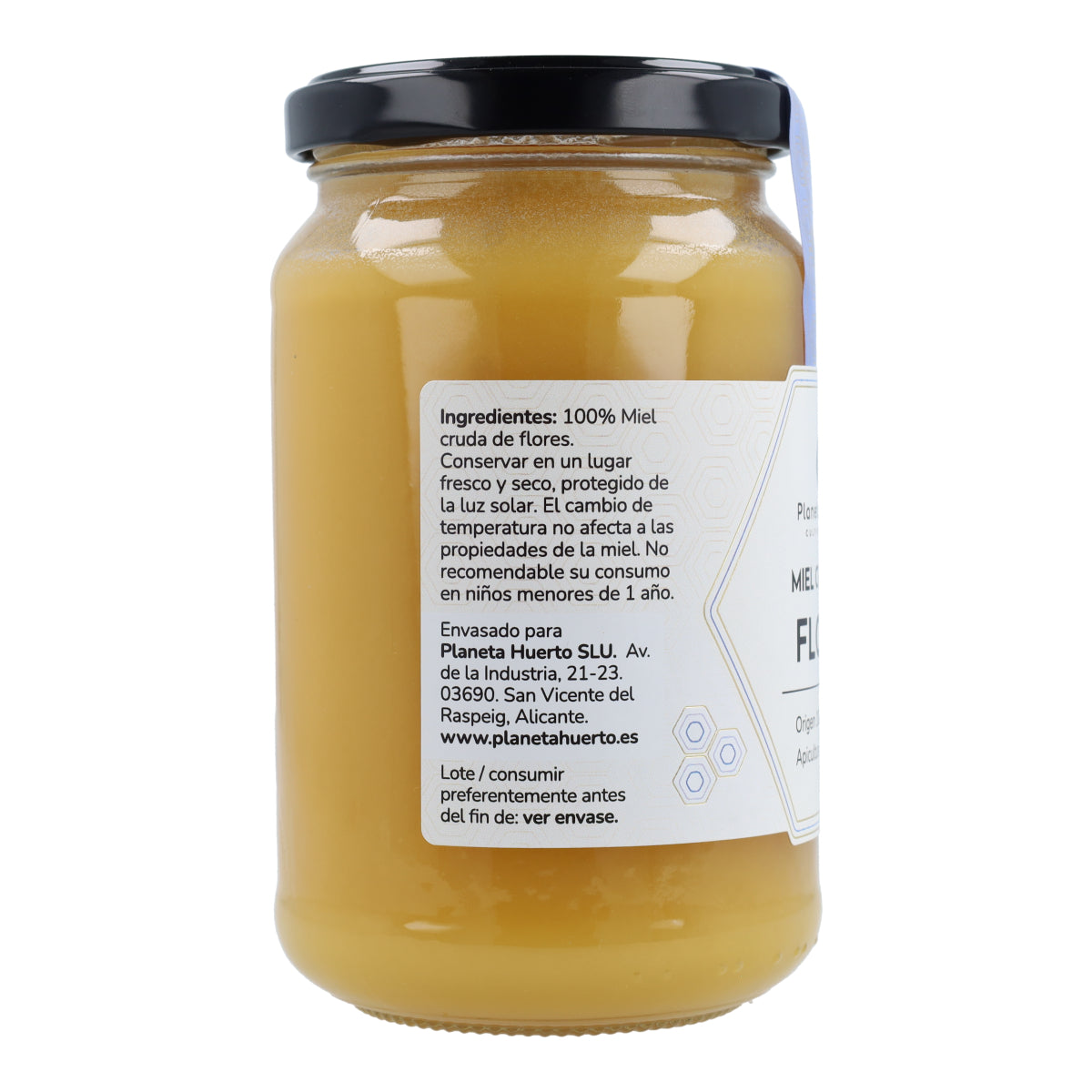 Miel Cruda de Mil Flores Planeta Huerto 475 g