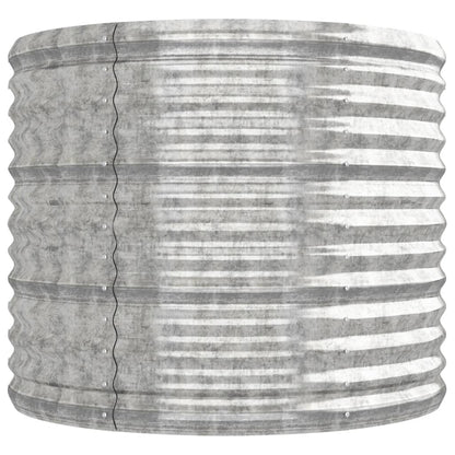 Jardinera De Acero Galvanizado Plateado 224x80x68 Cm_3