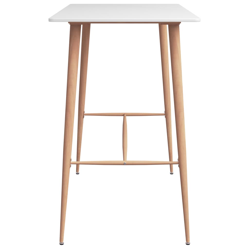 Mesa De Bar Blanco 120x60x105 Cm_1