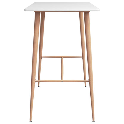 Mesa De Bar Blanco 120x60x105 Cm_1