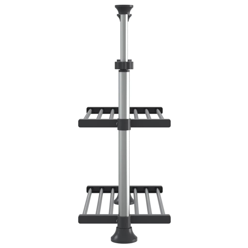 Vidaxl Estantería De Cocina Aluminio 50x25x(50-70) Cm_3