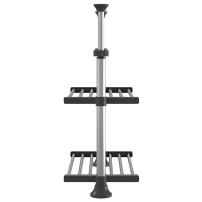 Vidaxl Estantería De Cocina Aluminio 50x25x(50-70) Cm_3