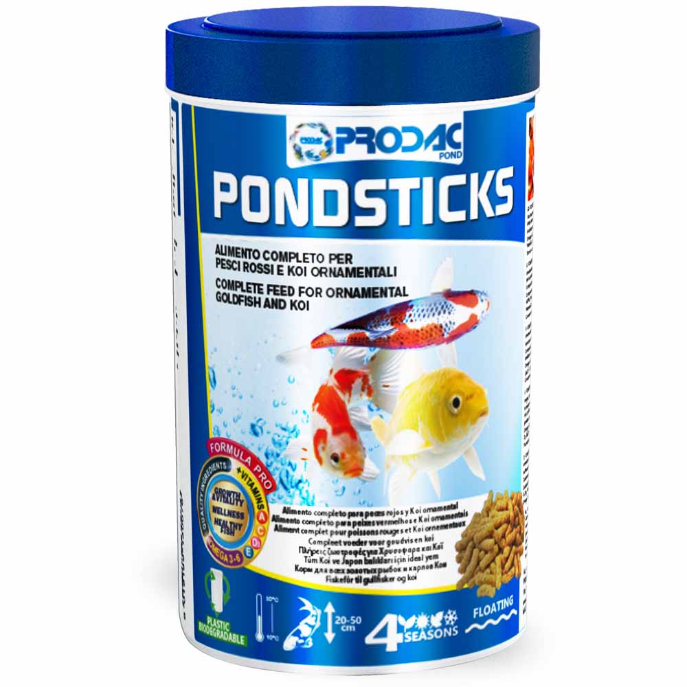 Alimento Para Peces Medianos Y Grandes De Estanque Pondsticks 150 Gr_0