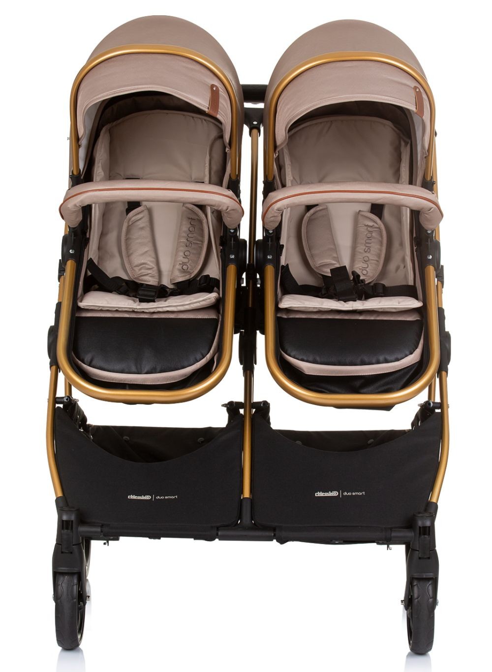 Carrito De Bebé Gemelar Dúo Smart Golden Beige_3