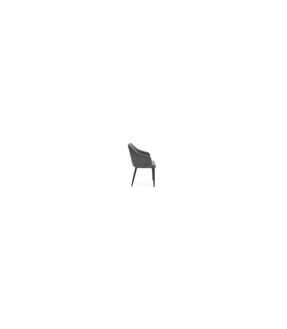 Pack De 2 Sillones Para Comedor Marc Tapizado Textil Negro, 88cm(alto) 55cm(ancho) 57cm(fo_2