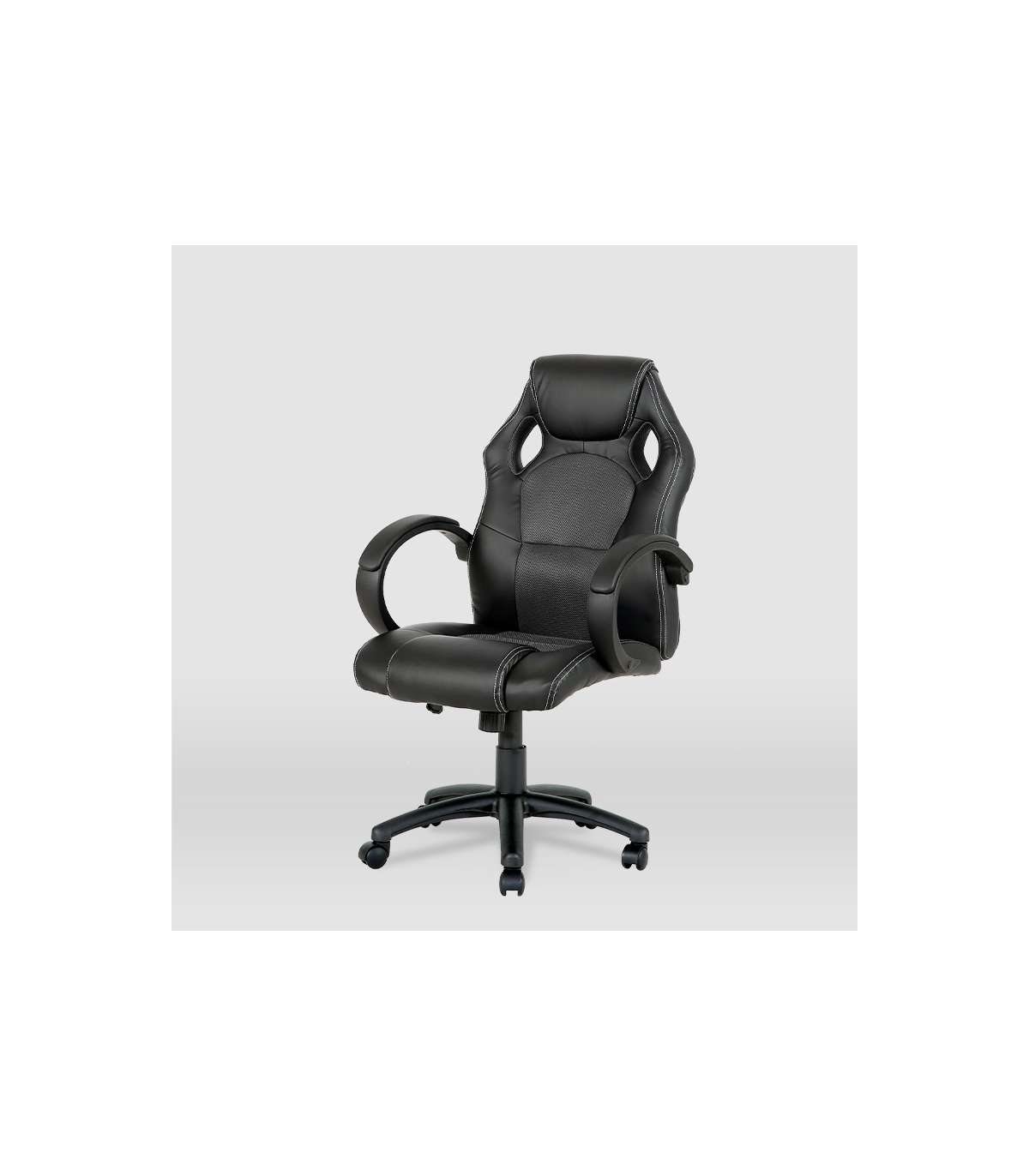 Silla Gaming Olimpia Tapizada En Piel Sintética Negro, 118/127cm(alto) 64.5cm(ancho) 71cm_5