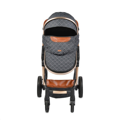 Carrito De Bebé Dúo Convertible Con Detalles En Polipiel Alma Black_1