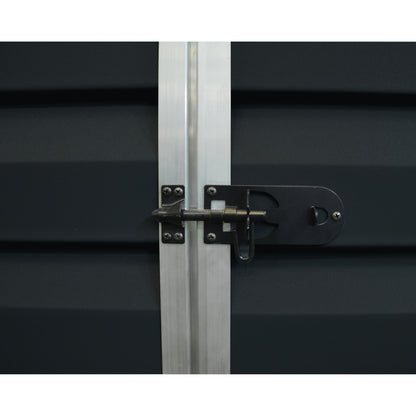 Cobertizo de jardín Skylight 176x120x203 cm gris oscuro