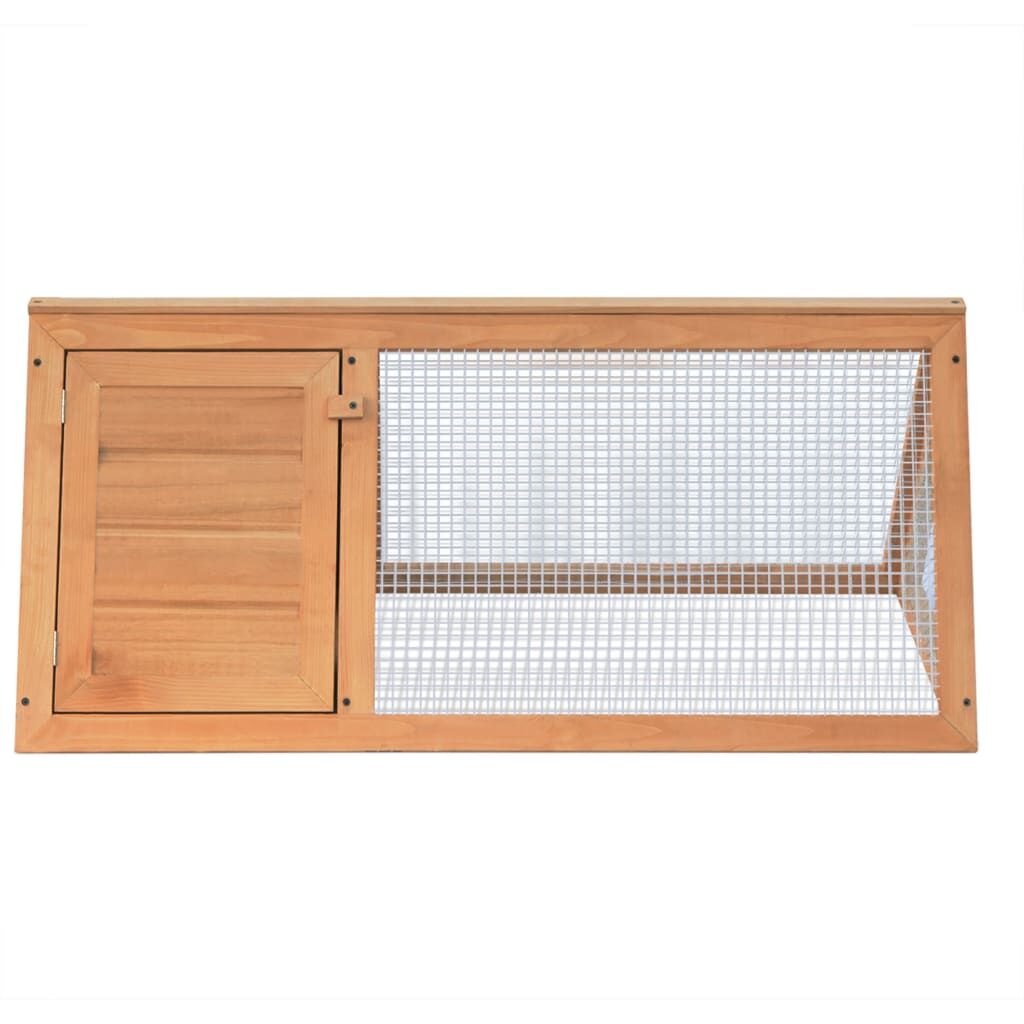 Vidaxl Conejera Jaula De Animales De Madera_2