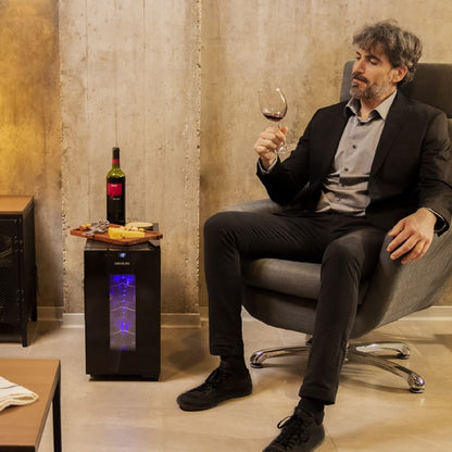 Vinoteca De 8 Botellas Bolero Grandsommelier 820 Coolcrystal. 23 Litros, Sistema Termoeléctrico De Enfriamiento, Alto Rendimiento, Temperatura Regul_2
