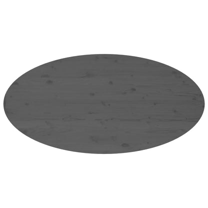 Mesa De Centro De Madera Maciza De Pino Gris 110x55x45 Cm_4
