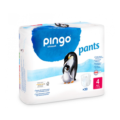 Pañales Pants Talla 4 ( 7 - 18 kg ) Pingo 30 unidades