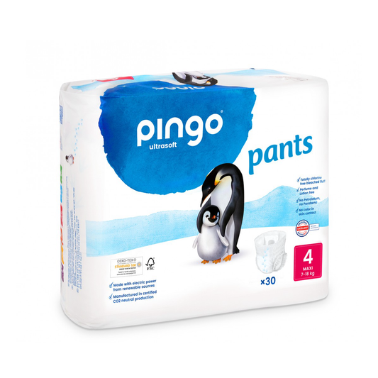 Pañales Pants Talla 4 ( 7 - 18 kg ) Pingo 30 unidades