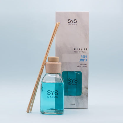 Ambientador Mikado Ropa Limpia Mármol SYS Aromas 220 ml | Aroma Fresco y Limpio | Relajante_2