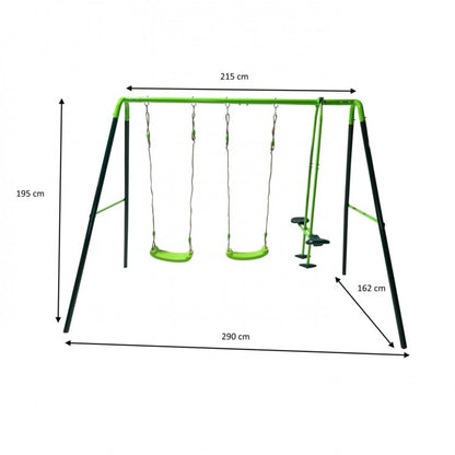 Columpio Triple Metalico Masgames Gingo._2