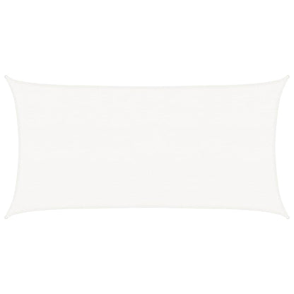 Toldo De Vela Rectangular Hdpe 2x4 M Blanco_0