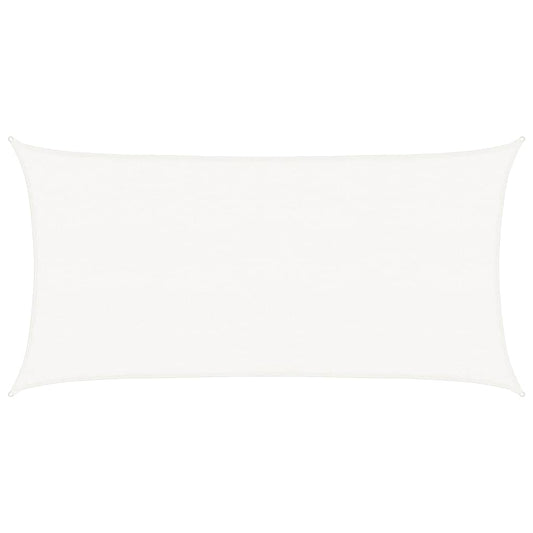 Toldo De Vela Rectangular Hdpe 2x4 M Blanco_0